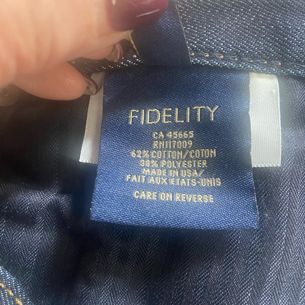 Fidelity 50-11 Men's Relaxed Straight Leg Jeans Sz 36W 34L - Picture 10 of 11